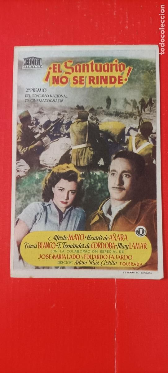 Cine: EL SANTUARIO NO SE RINDE. C/P. CINE ECHEGARAY, M&Aacute;LAGA. EST&Aacute; NUEVO,