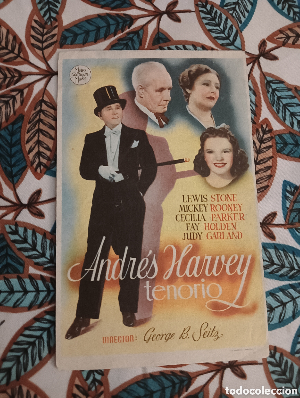 Cine: ANDR&Eacute;S HARVEY TENORIO - MICKEY ROONEY, JUDY GARLAND - CON PUBLICIDAD