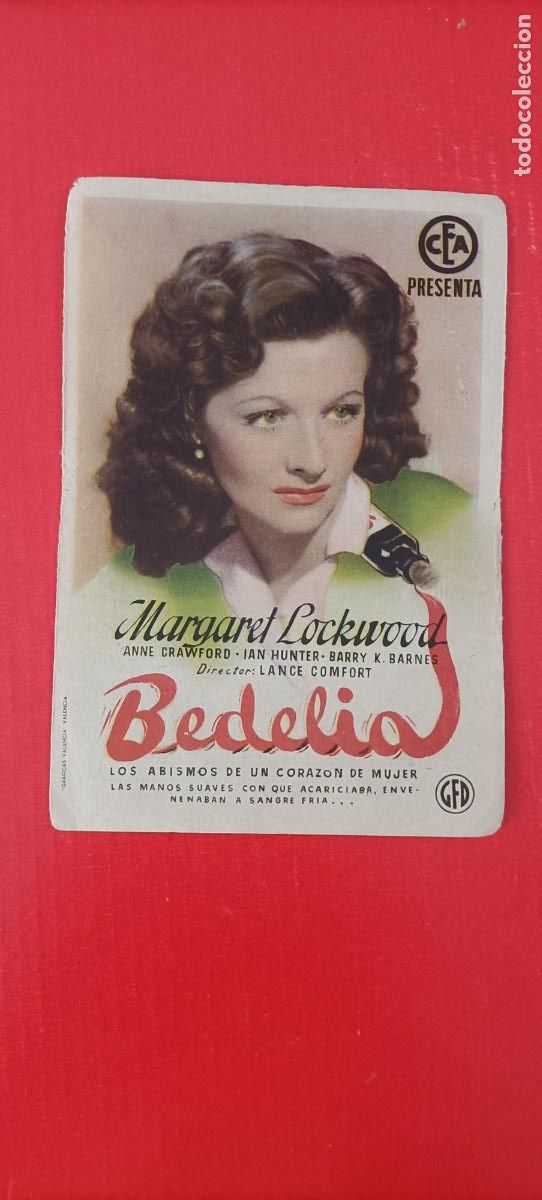 Cine: BEDELIA. C/P. TEATRO ESPA&Ntilde;A, LARACHE MARRUECOS. BUEN ESTADO, MARGARET LOKWOOD. ALBU