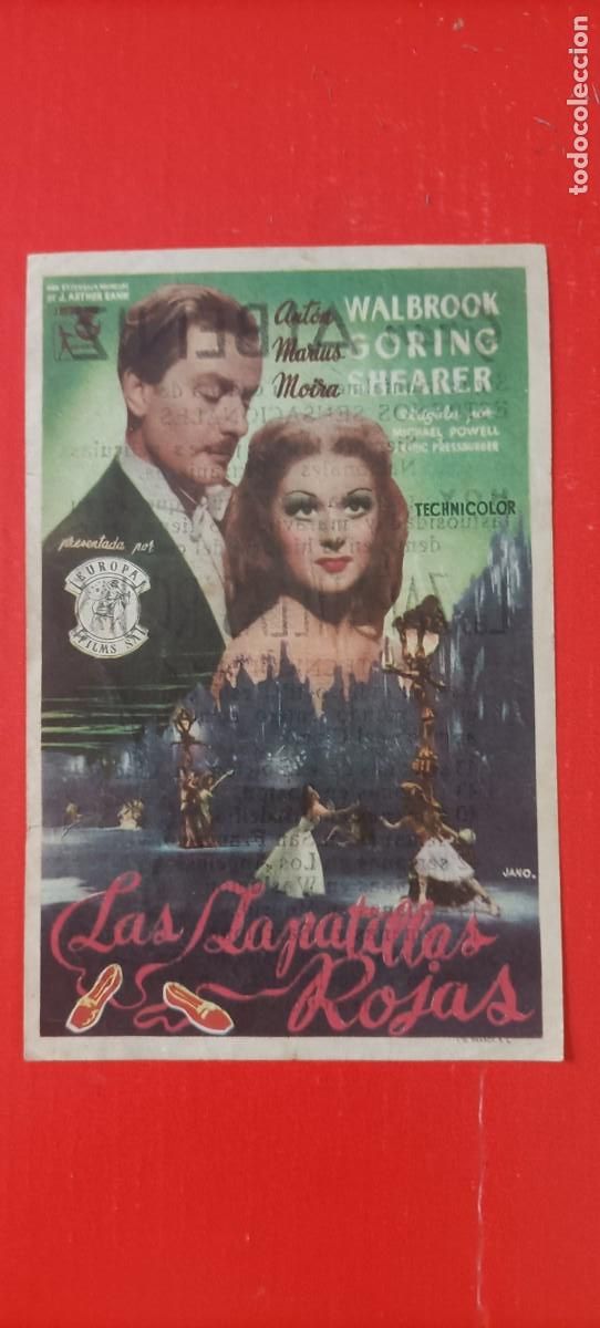 Cine: LAS ZAPATILLAS ROJAS. C/P. CINE GRAN ALB&Eacute;NIZ. M&Aacute;LAGA. MOIRA SHEARER.