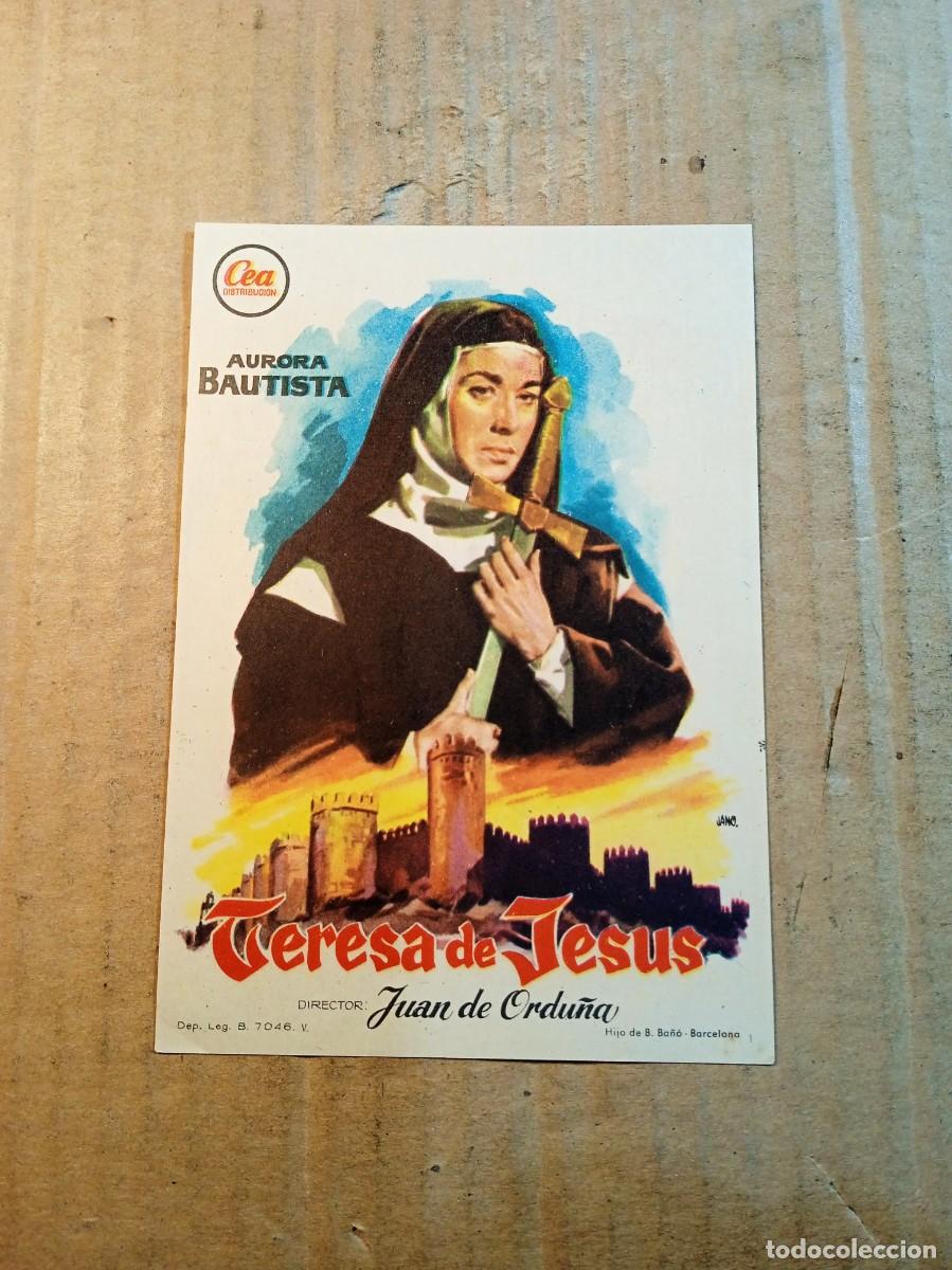 Cine: FOLLETO DE MANO SIN PUBLICIDAD TERESA DE JES&Uacute;S