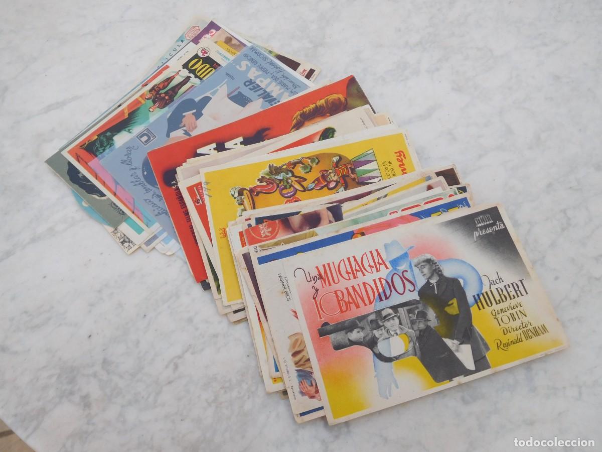 Cine: Lote de 71 programas de cine antiguos - Foto 1