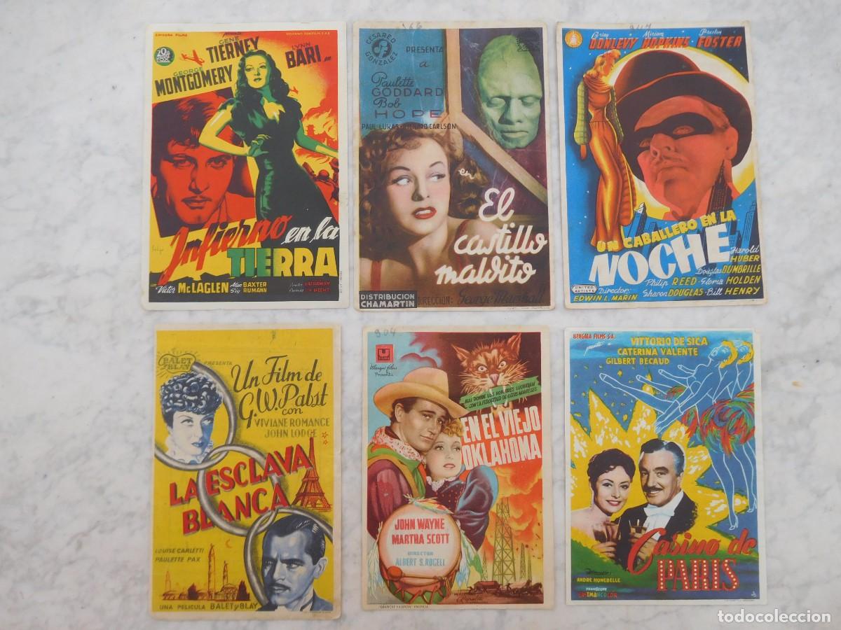 Cine: Lote de 71 programas de cine antiguos - Foto 4