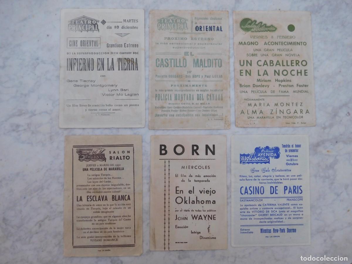Cine: Lote de 71 programas de cine antiguos - Foto 5