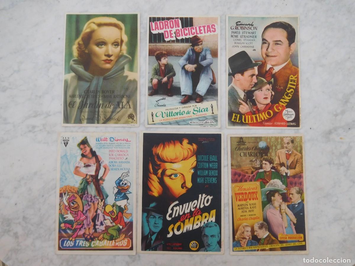 Cine: Lote de 71 programas de cine antiguos - Foto 8
