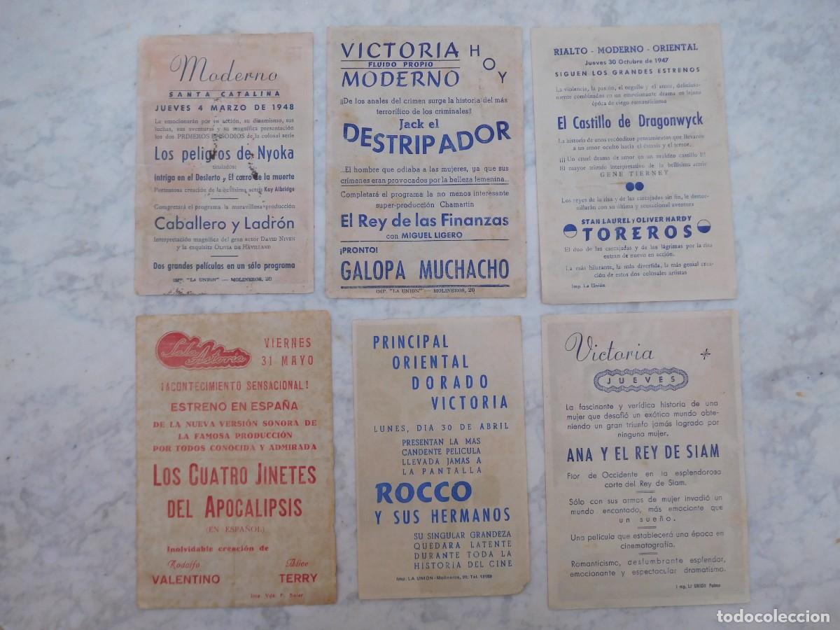 Cine: Lote de 71 programas de cine antiguos - Foto 17
