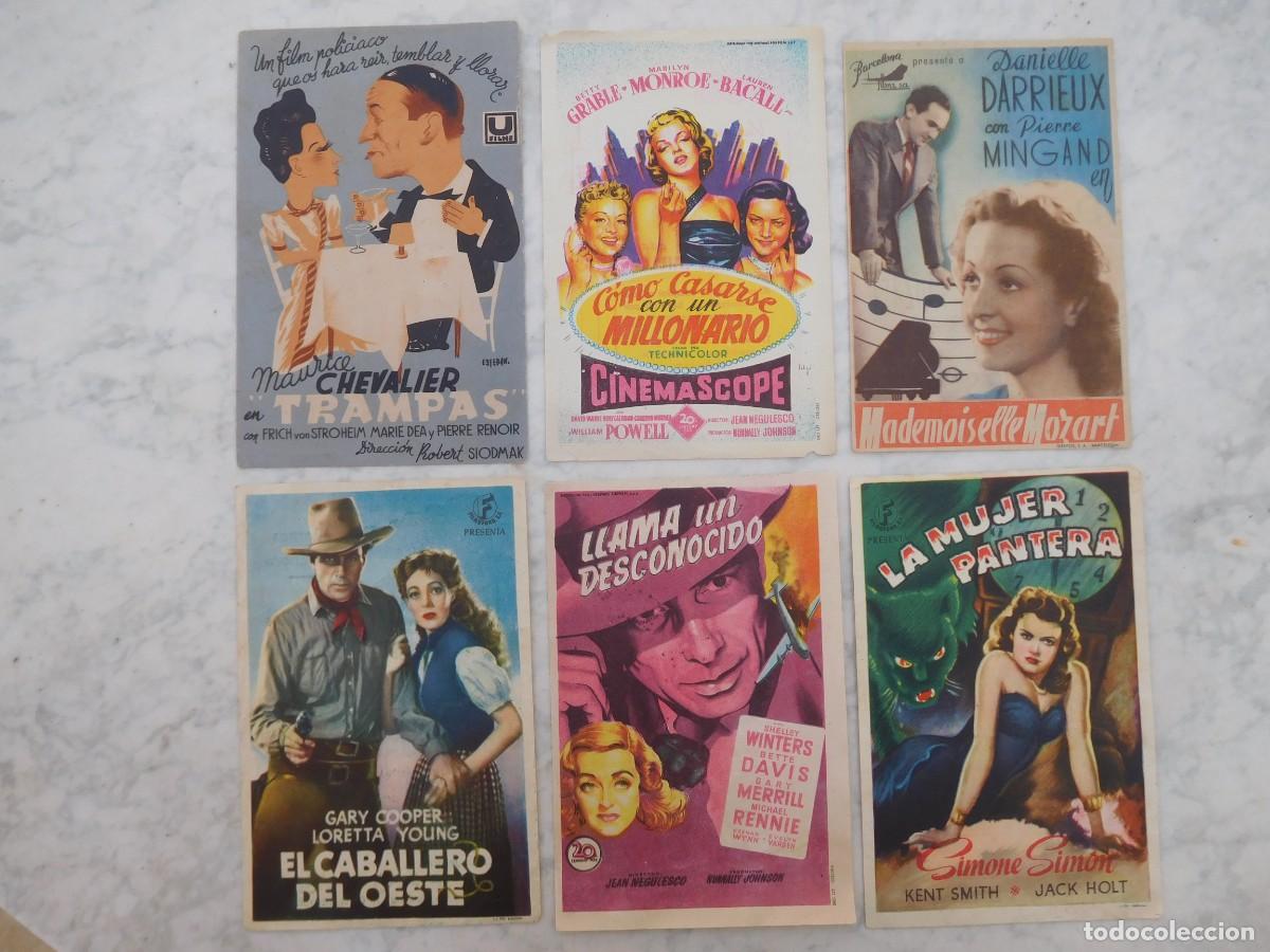 Cine: Lote de 71 programas de cine antiguos - Foto 18