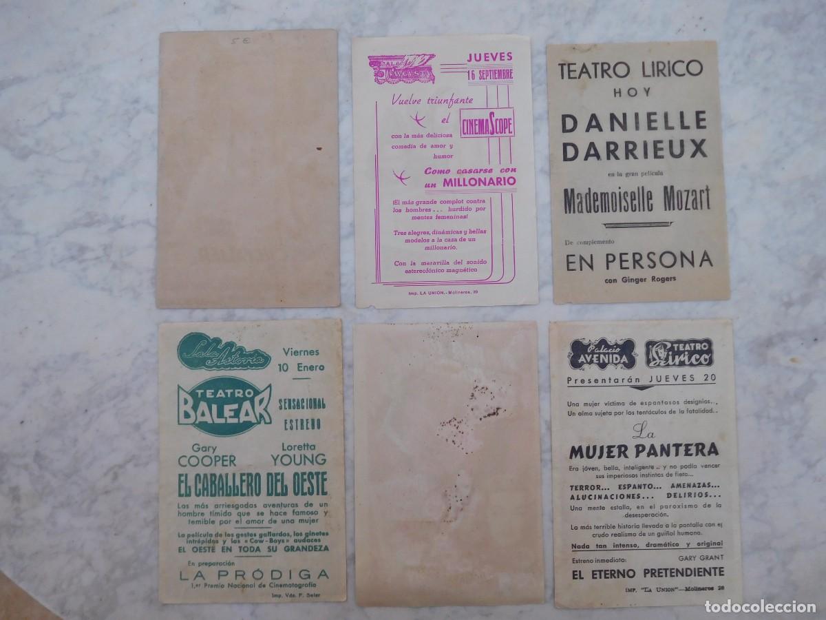 Cine: Lote de 71 programas de cine antiguos - Foto 19