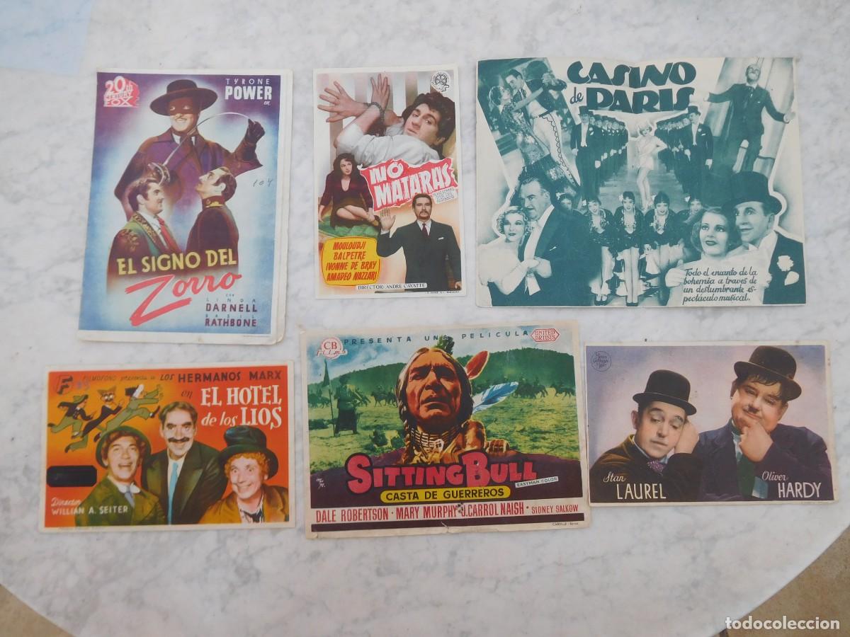 Cine: Lote de 71 programas de cine antiguos - Foto 22