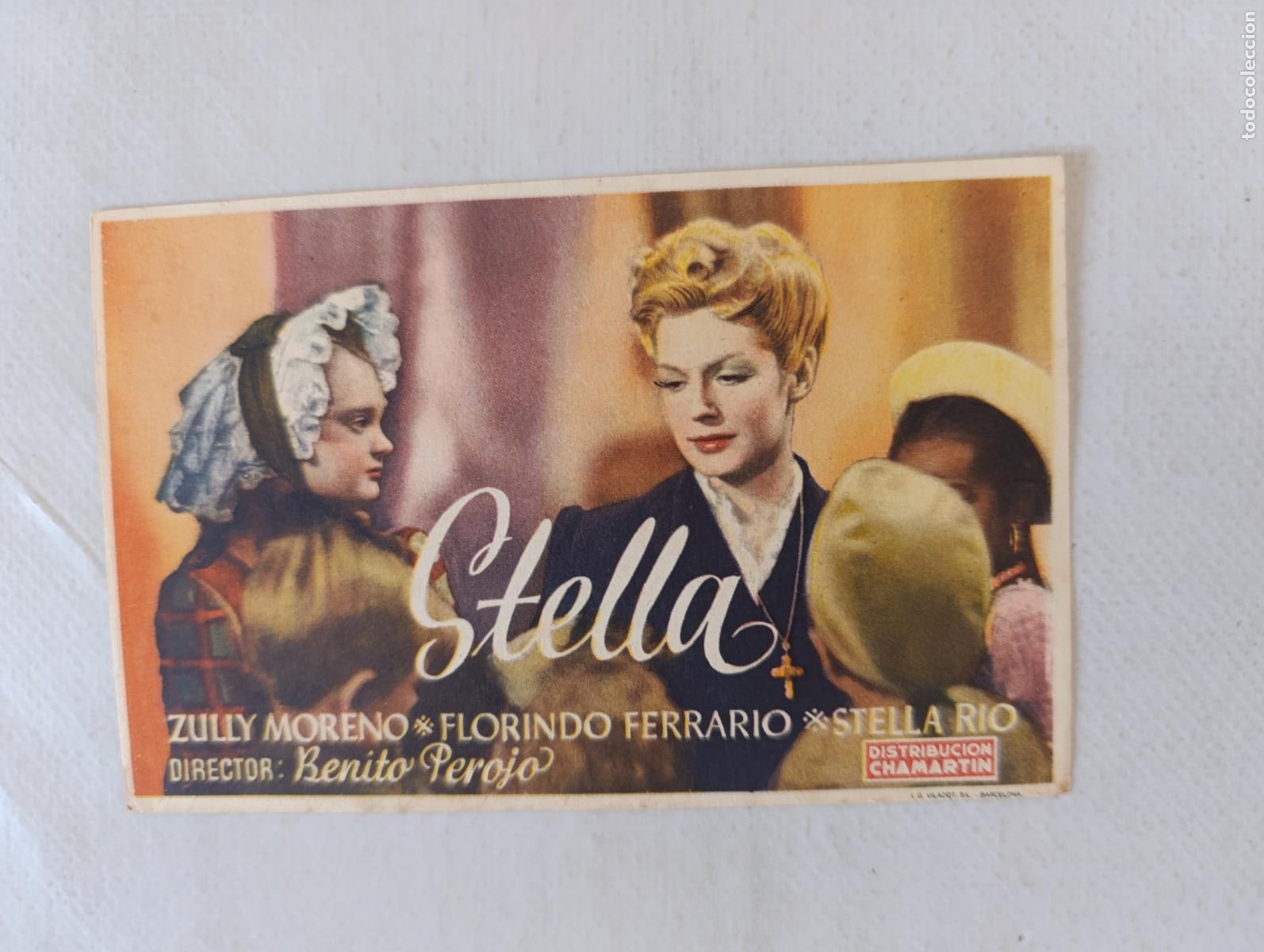 Cine: FOLLETO DE MANO - STELLA - ZULLY MORENO - SIN PUBLICIDAD (149I)