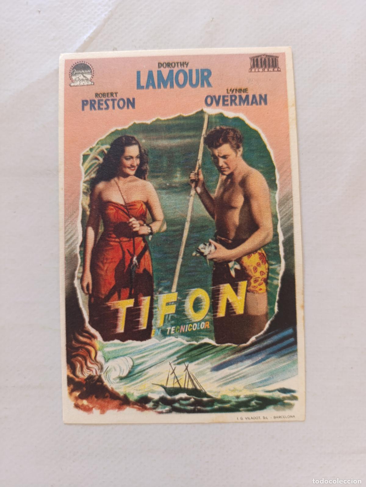 Cine: FOLLETO DE MANO - TIFON - DOROTHY LAMOUR - SIN PUBLICIDAD (149N)