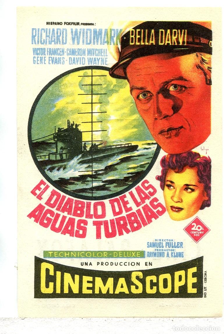 Cine: EL DIABLO DE LAS AGUAS TURBIAS, con Richard Widmark.