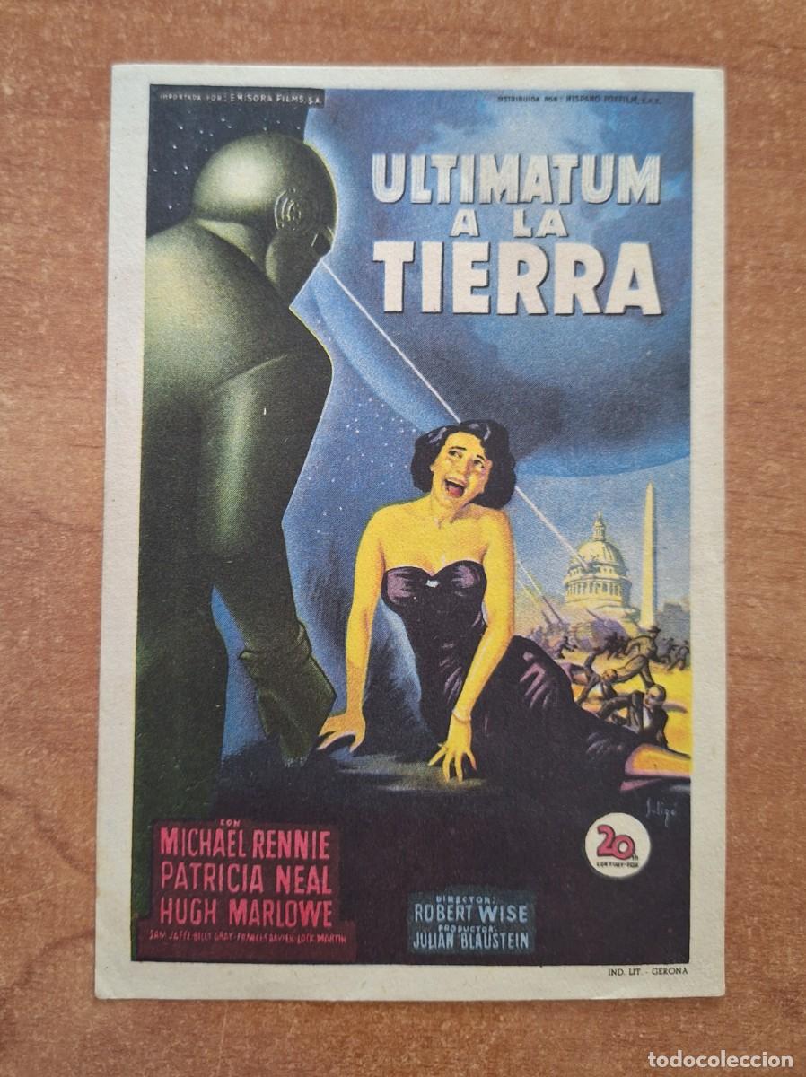 Cine: PROGRAMA DE CINE - ULTIMATUM A LA TIERRA - SOLIGO