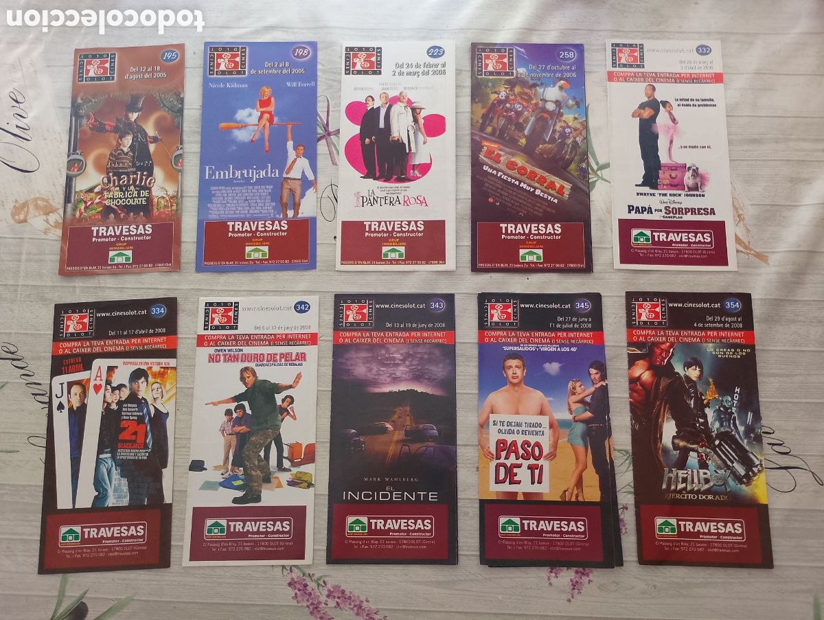 Cine: Cines Olot. 2003-2012. Folletos de programaci&oacute;n de cine. - Foto 15