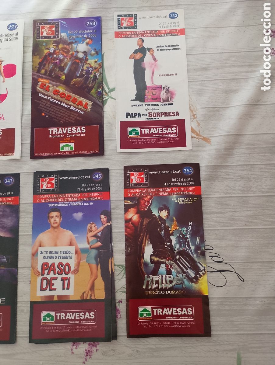 Cine: Cines Olot. 2003-2012. Folletos de programaci&oacute;n de cine. - Foto 17