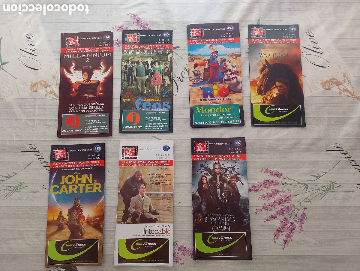 Cine: Cines Olot. 2003-2012. Folletos de programaci&oacute;n de cine. - Foto 18