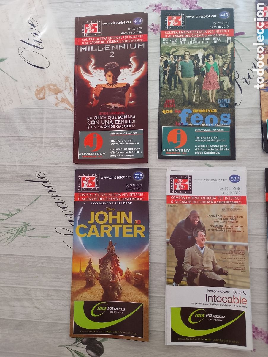 Cine: Cines Olot. 2003-2012. Folletos de programaci&oacute;n de cine. - Foto 19