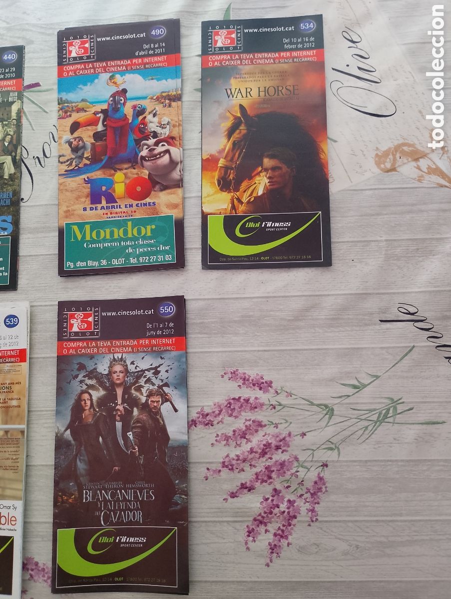Cine: Cines Olot. 2003-2012. Folletos de programaci&oacute;n de cine. - Foto 20