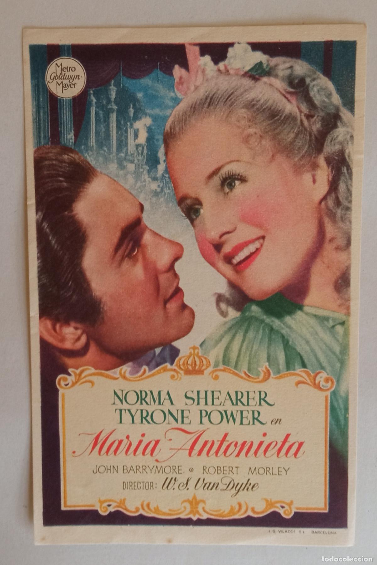 Cine: PROGRAMA DE CINE. NORMA SHEARER. TYRONE POWER. MAR&Iacute;A ANTONIETA. CINE TRIANA. LAS PALMAS