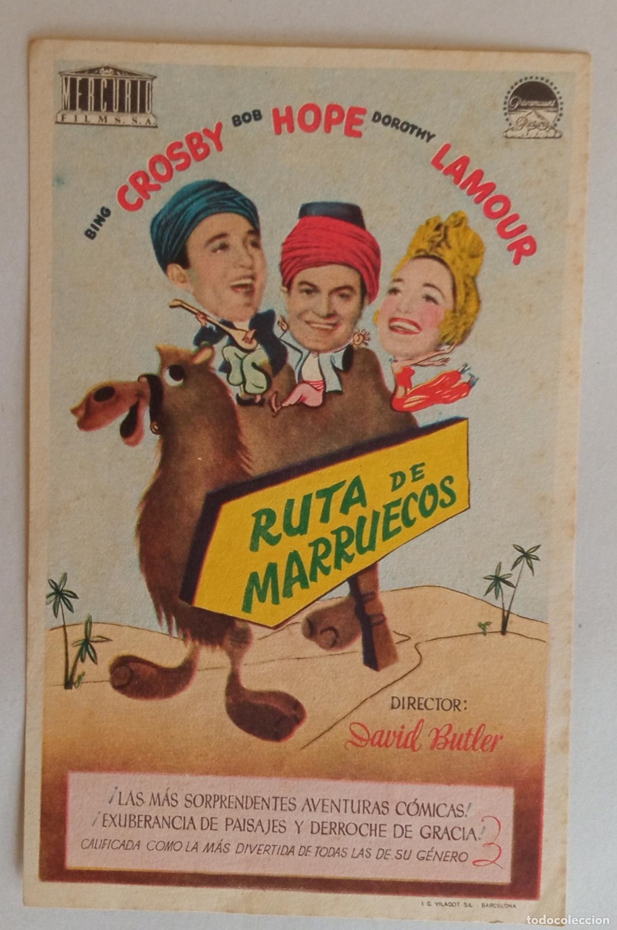 Cine: PROGRAMA DE CINE. BING CROSBY. RUTA DE MARRUECOS - Foto 1