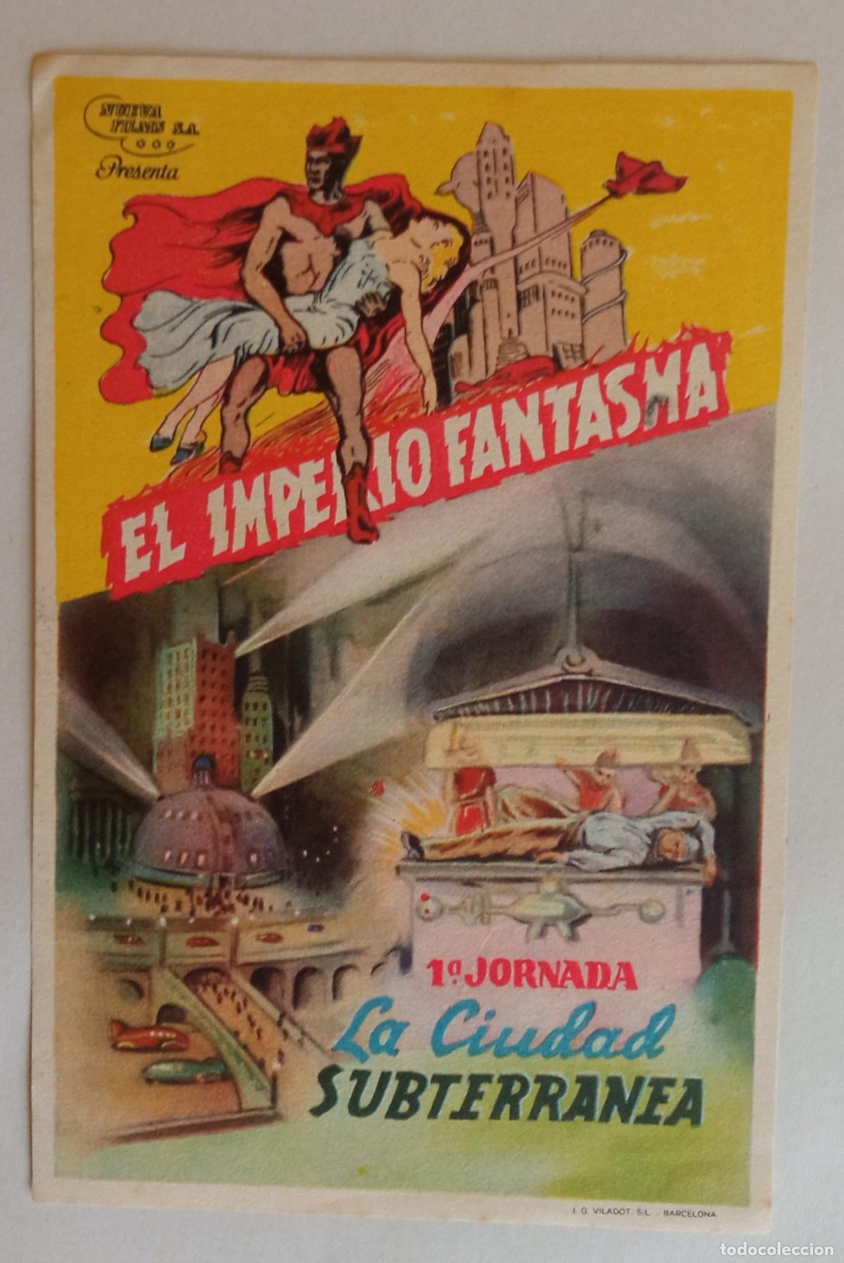Cine: PROGRAMA DE CINE. EL IMPERIO FANTASMA. 1&ordf; JORNADA.