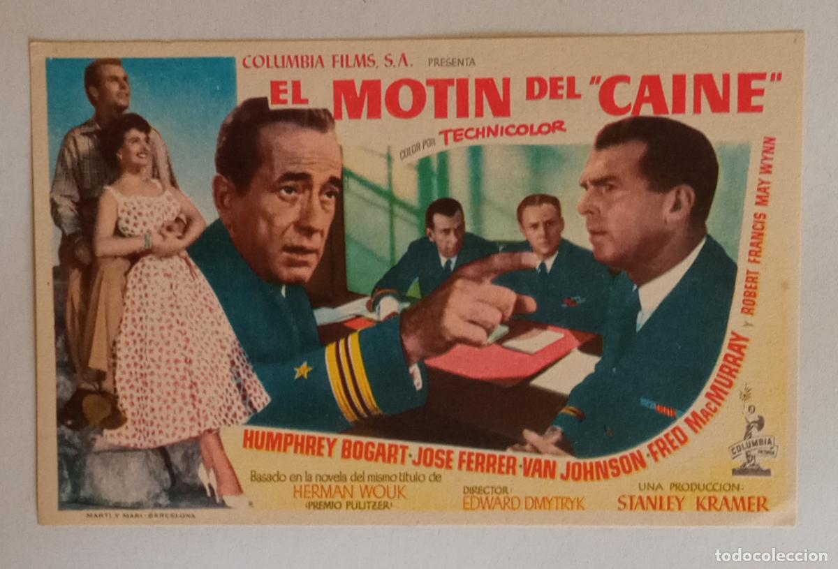 Cine: PROGRAMA DE CINE. HUMPHREY BOGART. EL MOTIN DEL CAINE