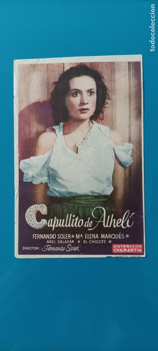 Cine: CAPULLITO DE ALHEL&Iacute;. MAR&Iacute;A ELENA MARQU&Eacute;S. S/P.