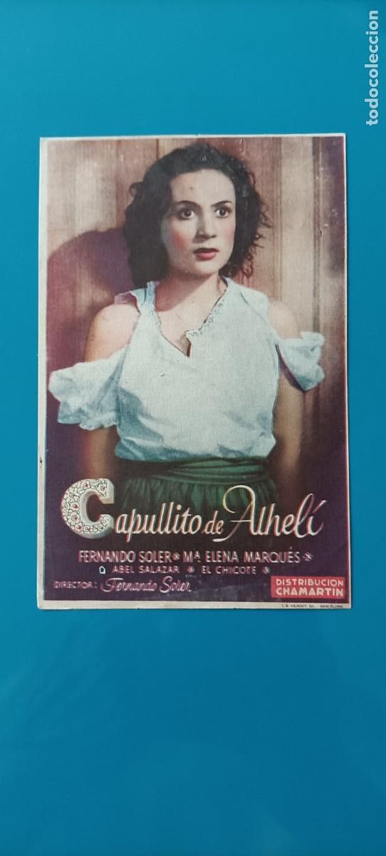 Cine: CAPULLITO DE ALHEL&Iacute;. MAR&Iacute;A ELENA MARQU&Eacute;S. S/P. II