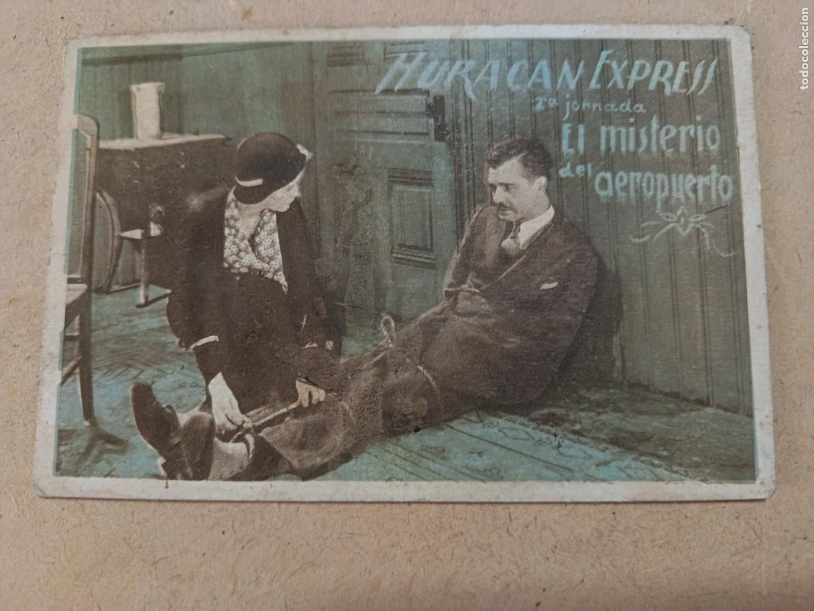 Cine: PROGRAMA DE CINE. TARJETA. HURACAN EXPRESS. CINE AL DORSO.