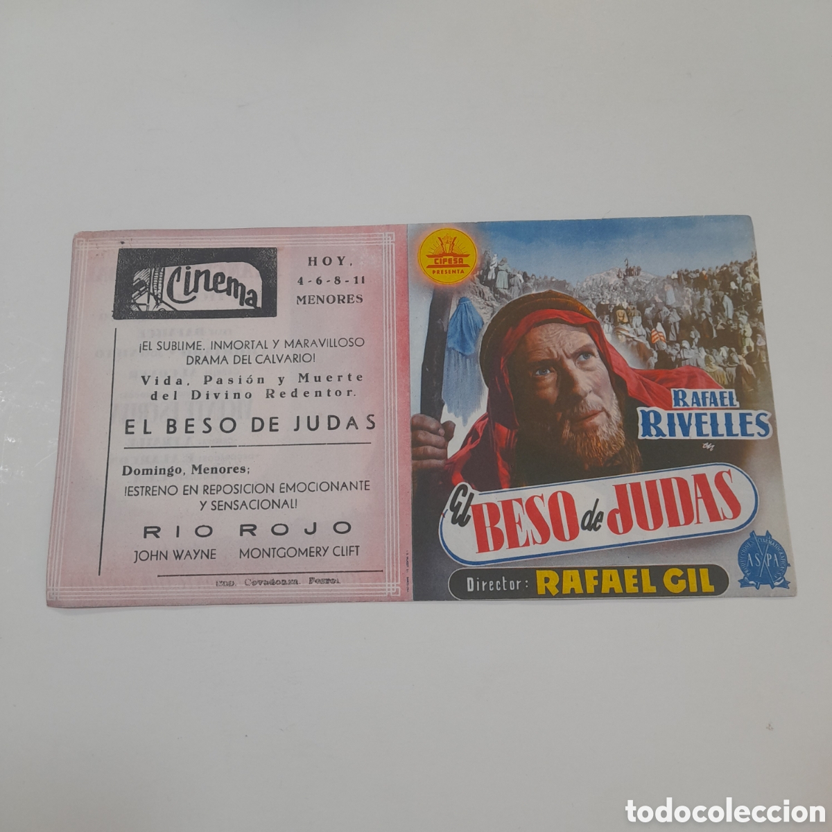 Cine: Programa doble El beso de Judas