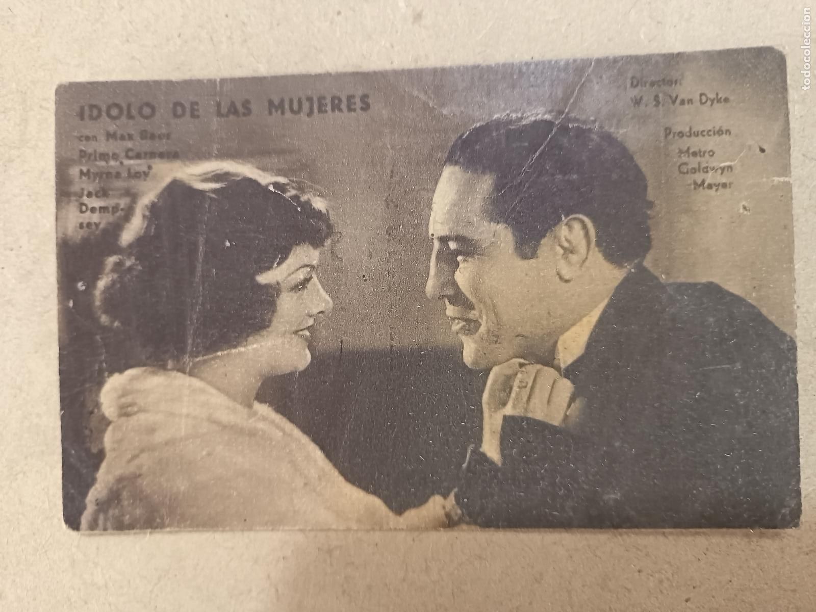 Cine: PROGRAMA DE CINE. IDOLO DE LAS MUJERES. CINE AL DORSO.