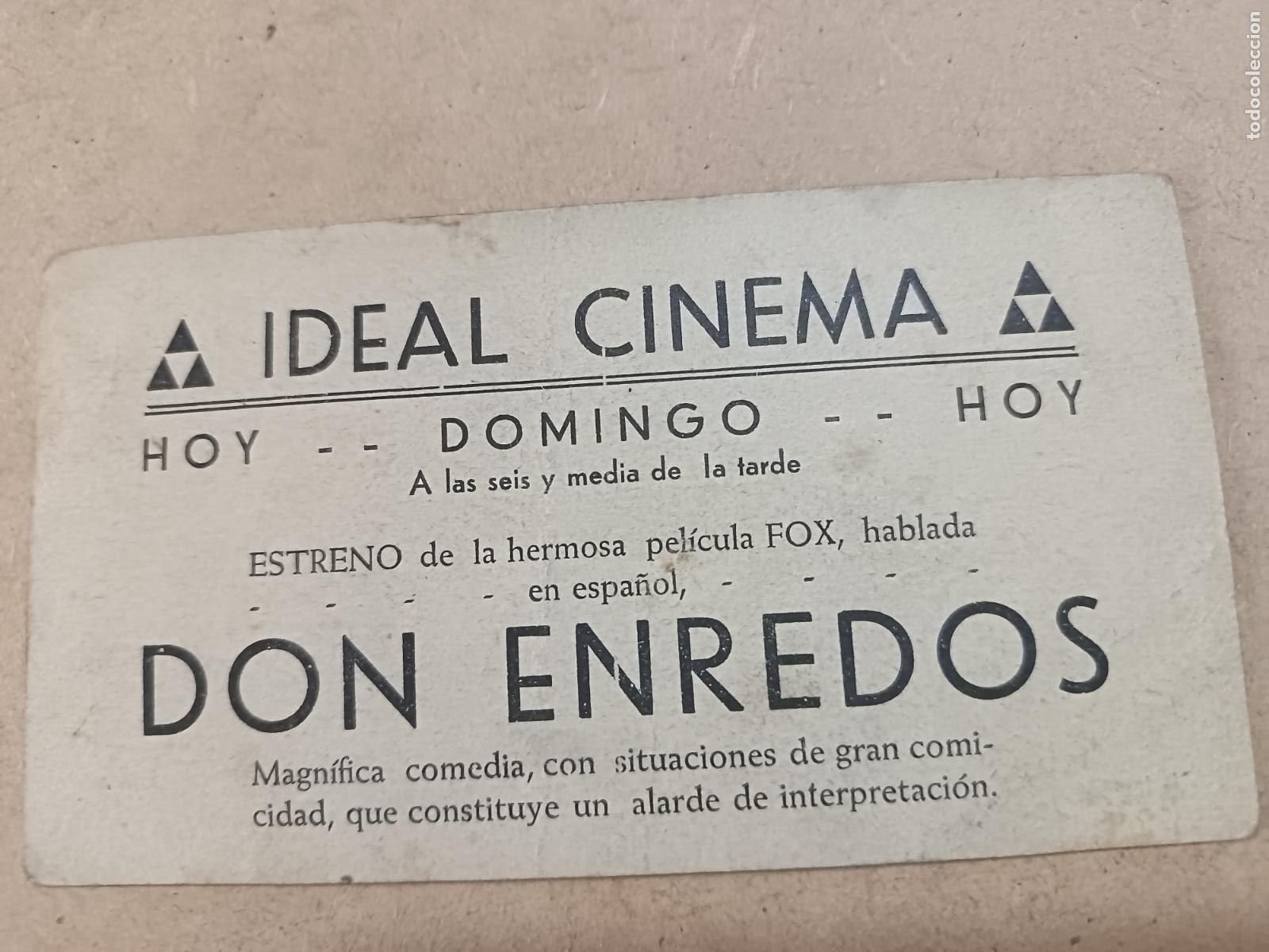 Cine: PROGRAMA DE CINE. DOS ENREDOS. CINE AL DORSO. - Foto 2