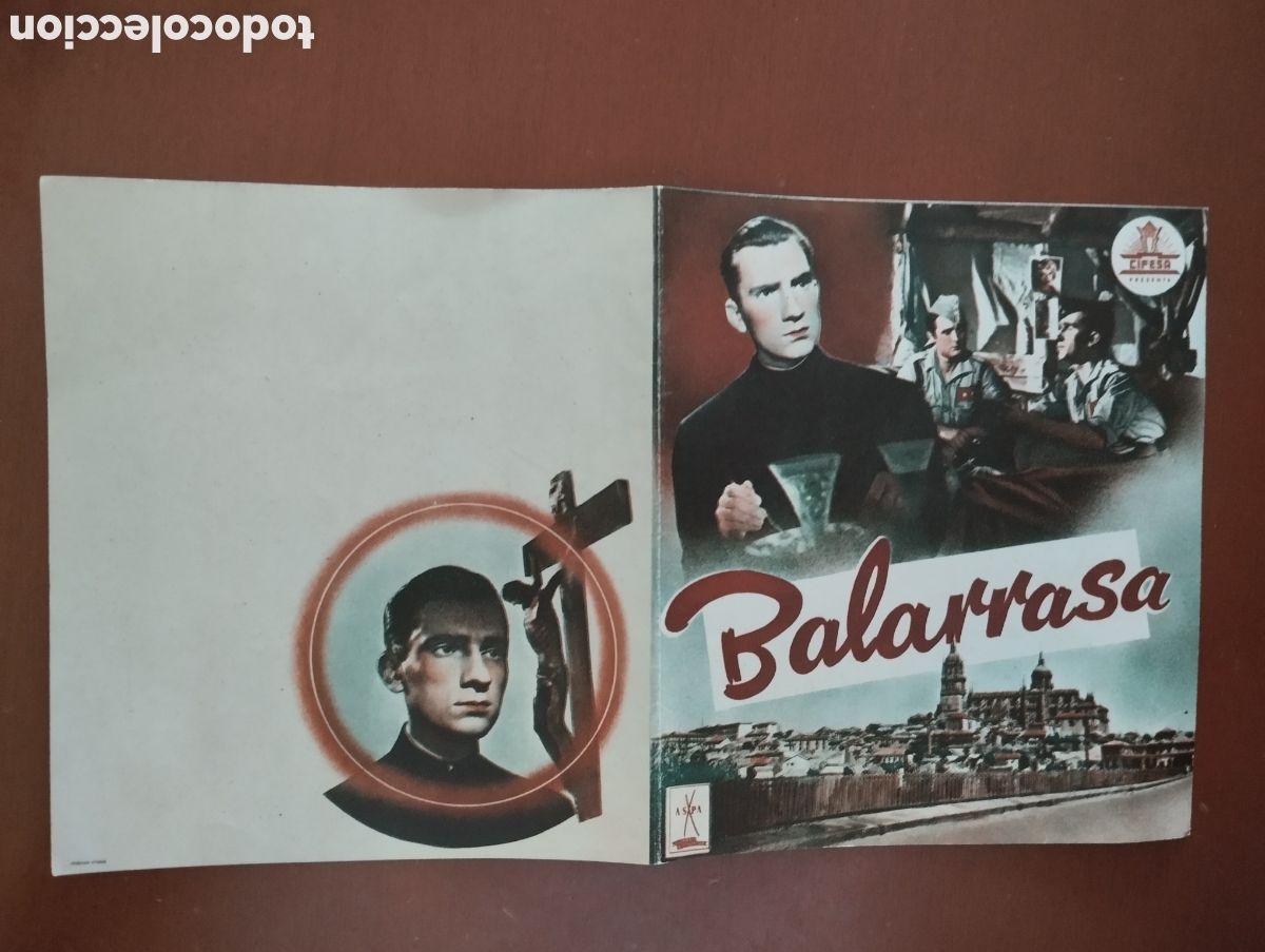 Cine: Folleto Programa de cine DOBLE - BALARRASA
