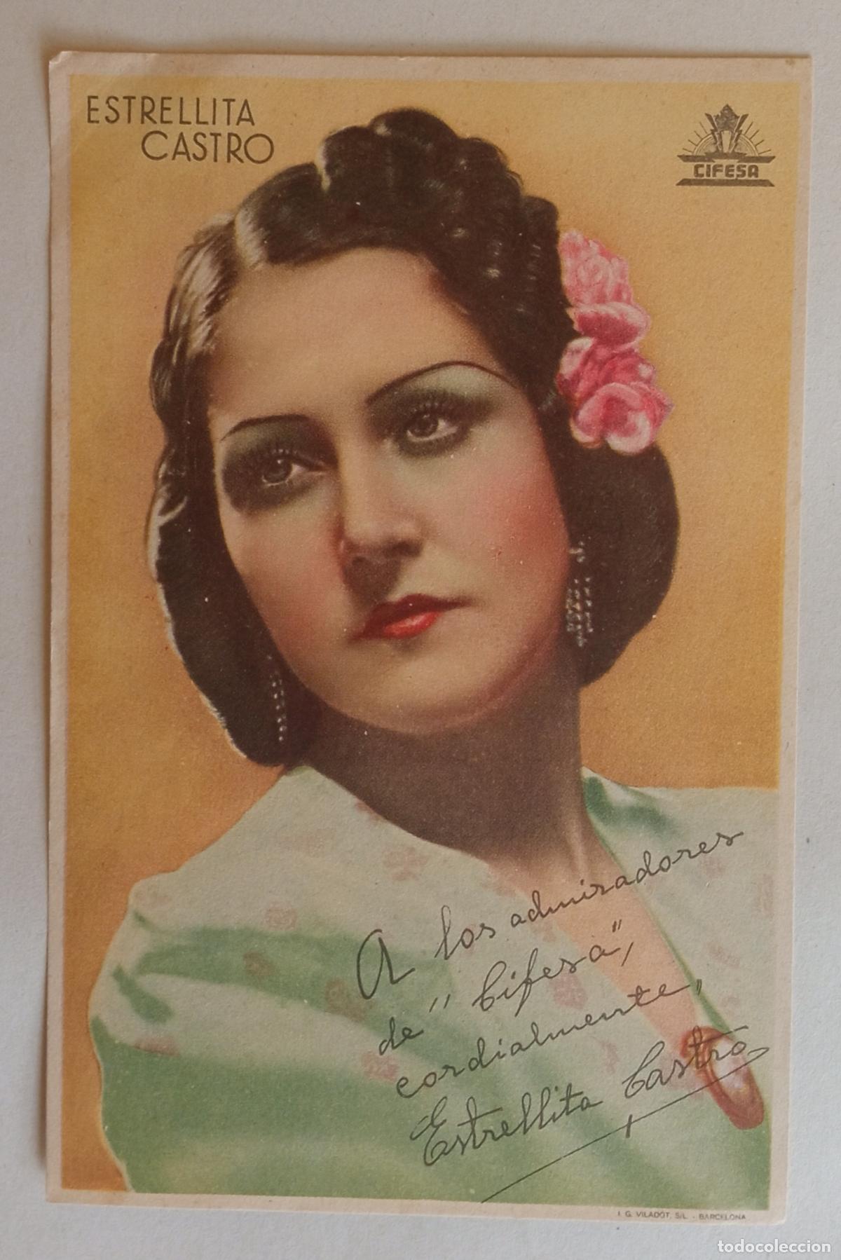 Cine: PROGRAMA DE CINE. ESTRELLITA CASTRO
