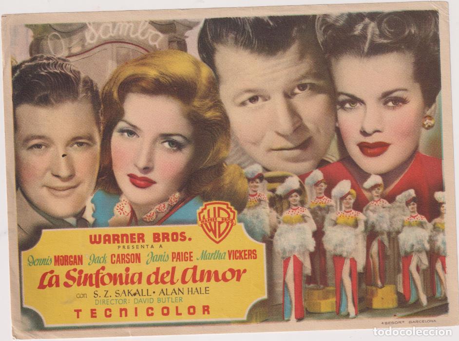 Cine: La Sinfon&iacute;a del amor. Sencillo de WB