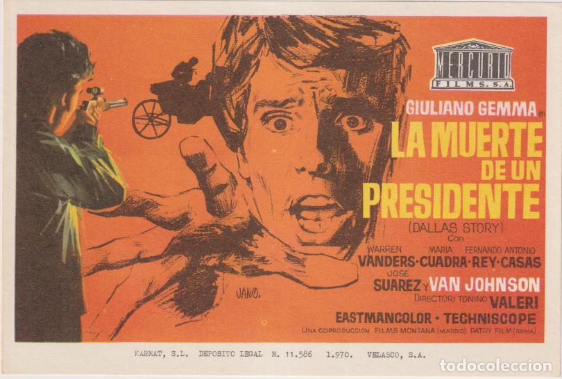 Cine: La Muerte de un Presidente. Sencillo de Mercurio