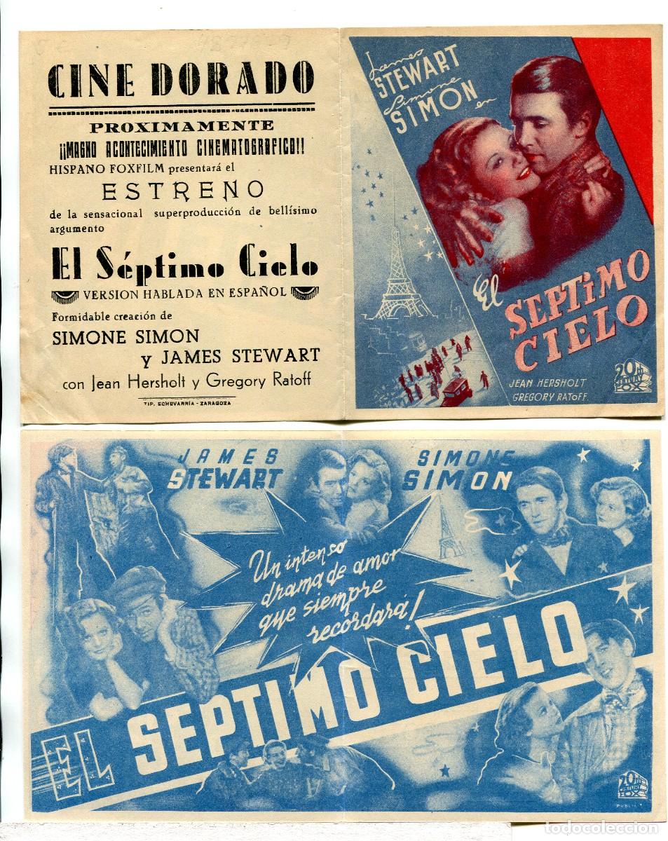 Cinema: EL SEPTIMO CIELO, con James Stewart.