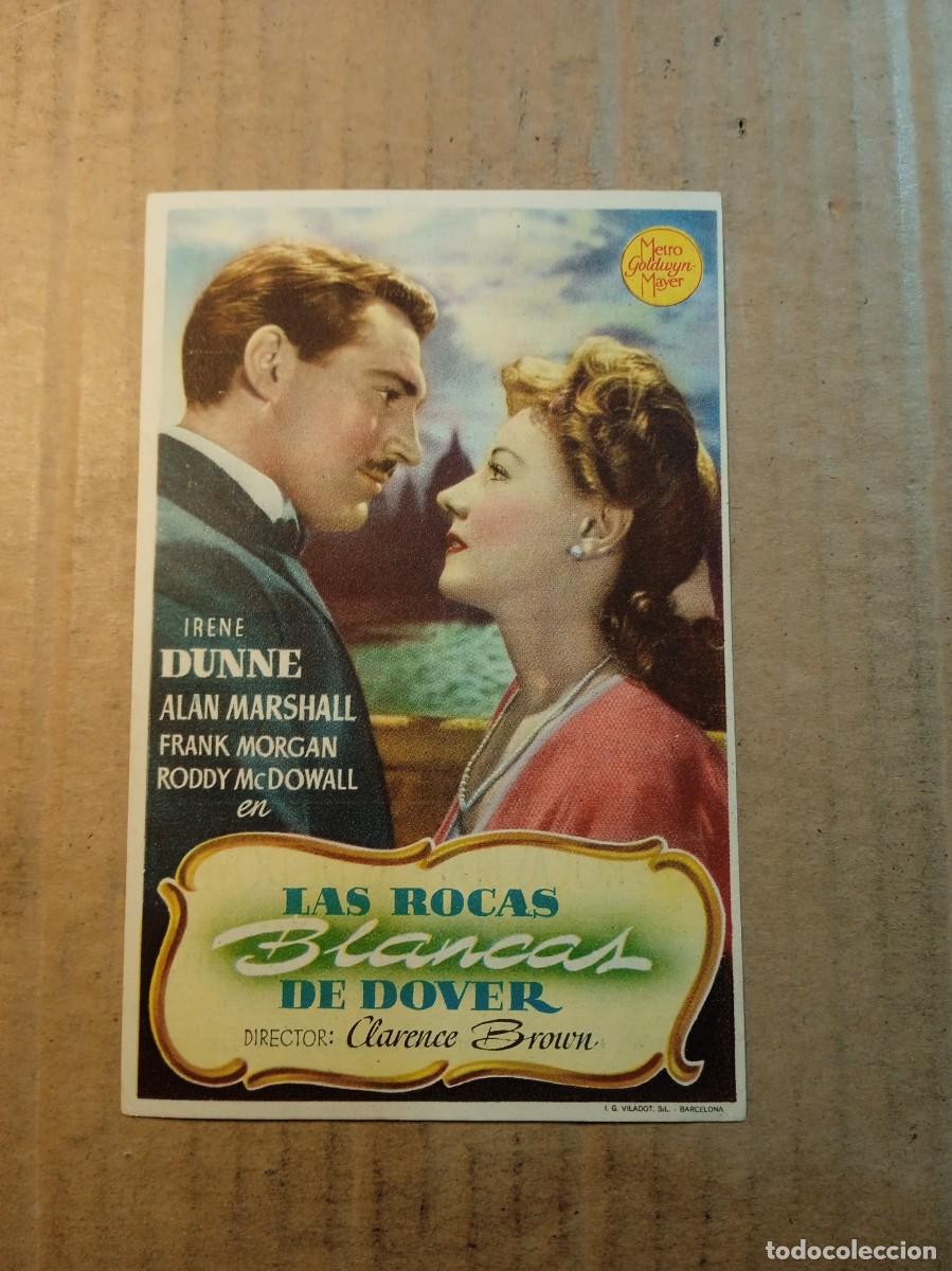 Cine: FOLLETO DE MANO CON PUBLICIDAD LAS ROCAS BLANCAS DE DOVER