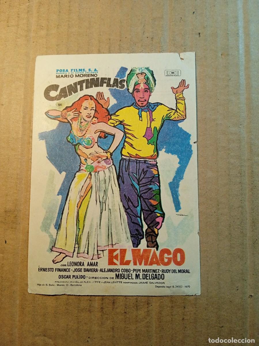 Cine: FOLLETO DE MANO CON PUBLICIDAD CANTINFLAS EN EL MAGO