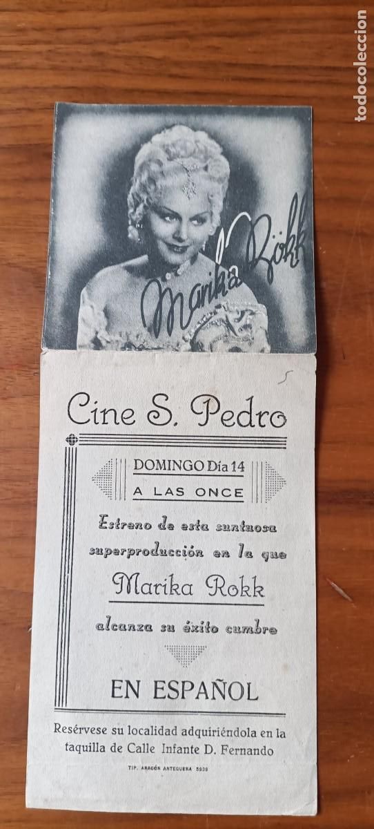 Cine: BAILANDO CON EL EMPERADOR. C/P. CINE S. PEDRO, ANTEQUERA. ES DOBLE.