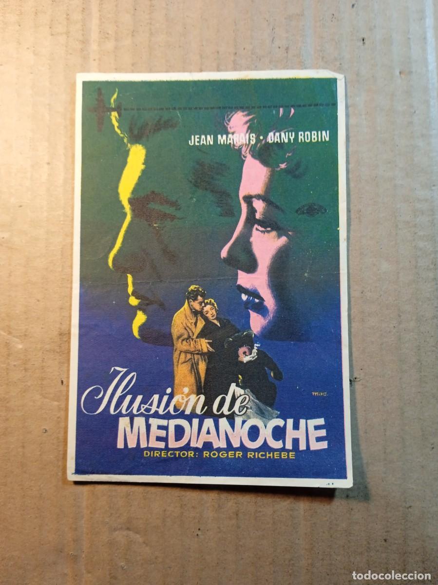 Cine: FOLLETO DE MANO CON PUBLICIDAD ILUSION DE MEDIANOCHE