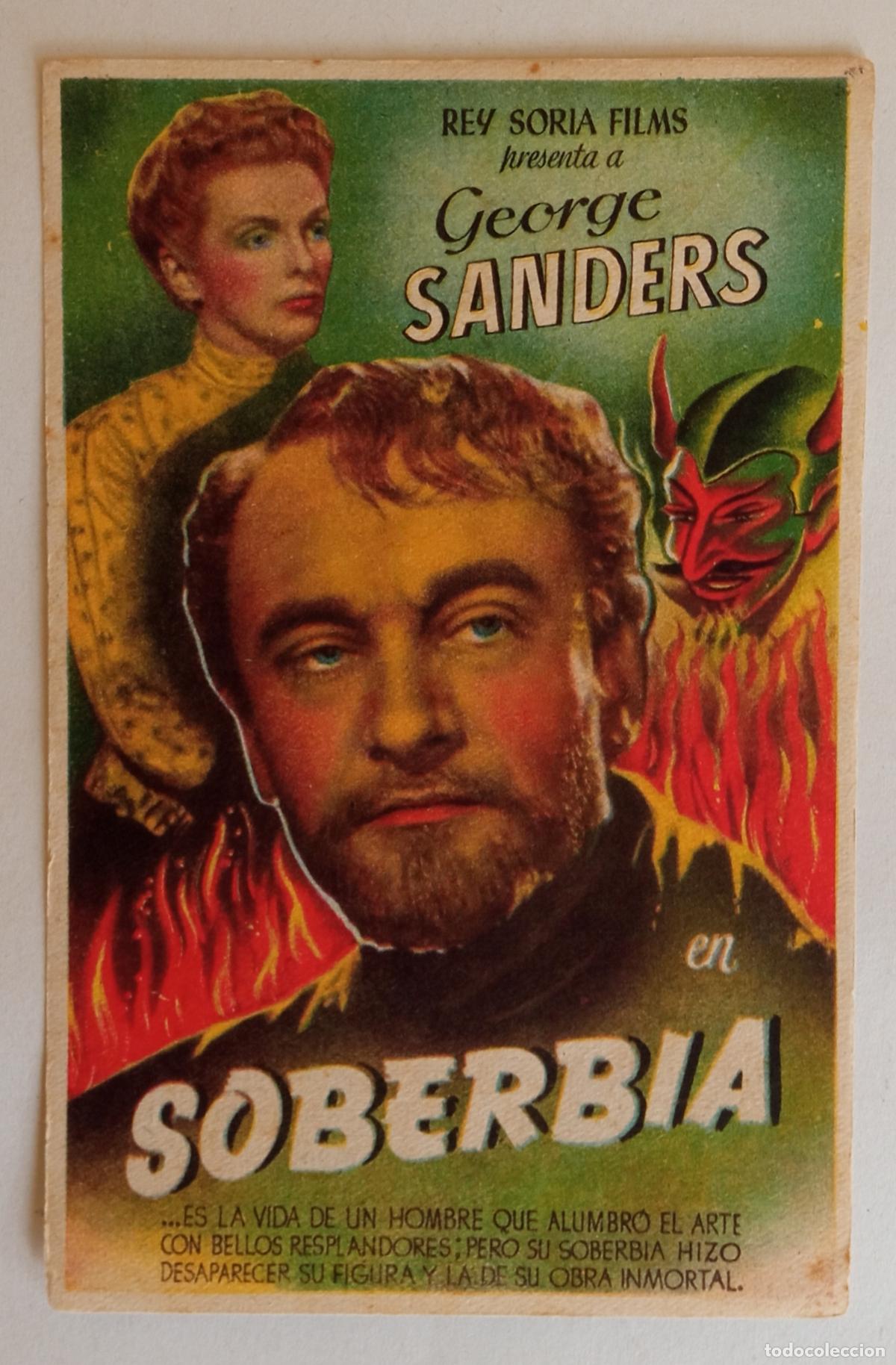 Cine: PROGRAMA DE CINE. GEORGE SANDERS. SOBERBIA. CINE CUY&Aacute;S. LAS PALMAS