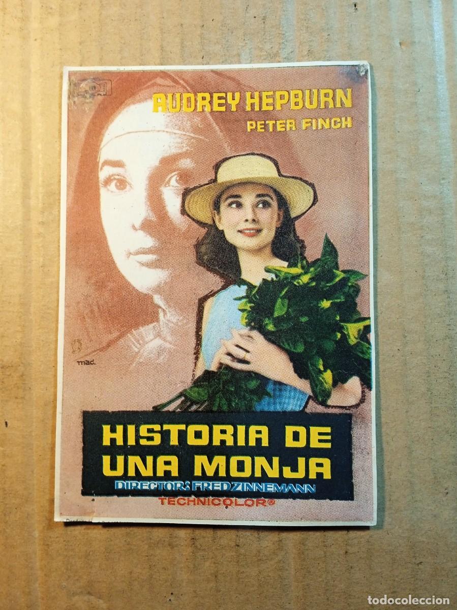 Cine: FOLLETO DE MANO CON PUBLICIDAD HISTORIA DE UNA MONJA
