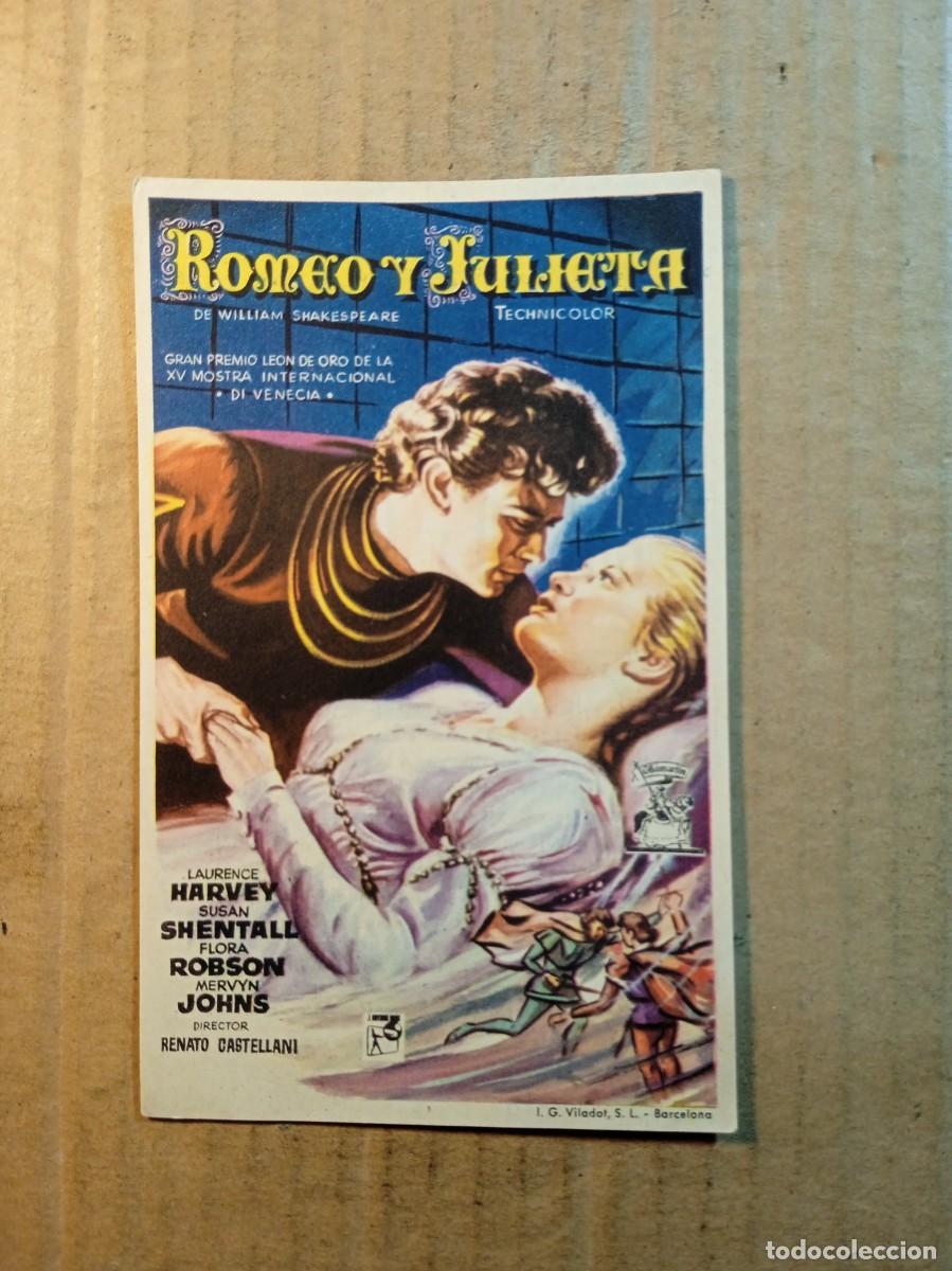 Cine: FOLLETO DE MANO CON PUBLICIDAD ROMEO Y JULIETA