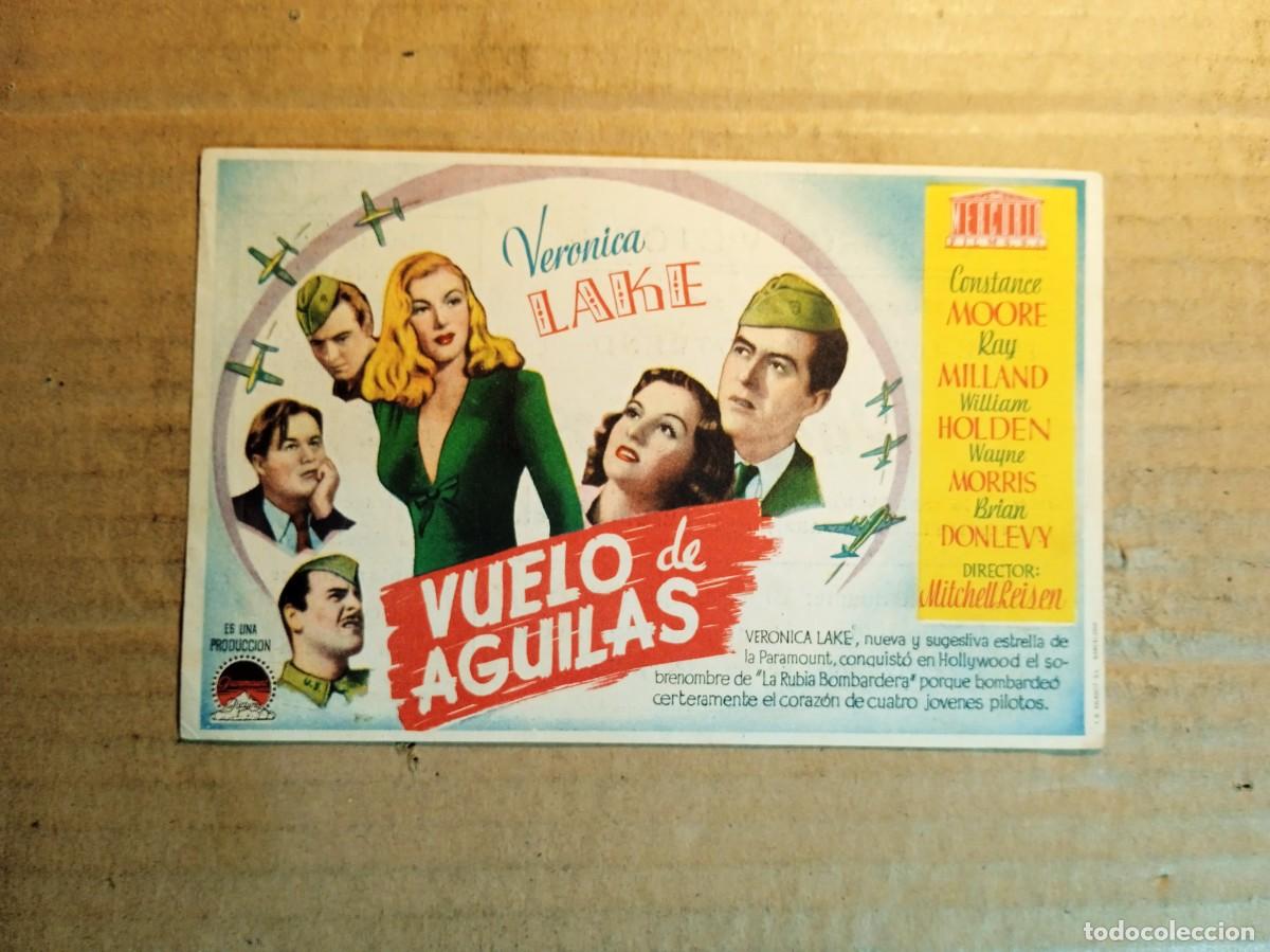 Cine: FOLLETO DE MANO CON PUBLICIDAD VUELO DE AGUILAS
