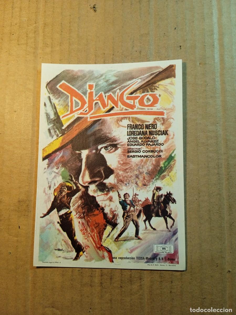 Cine: FOLLETO DE MANO SIN PUBLICIDAD DIANGO