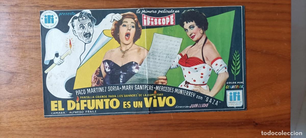 Cine: EL DIFUNTO ES UN VIVO, PACO MART&Iacute;NEZ SORIA. TAMA&Ntilde;O GRANDE. S/P.
