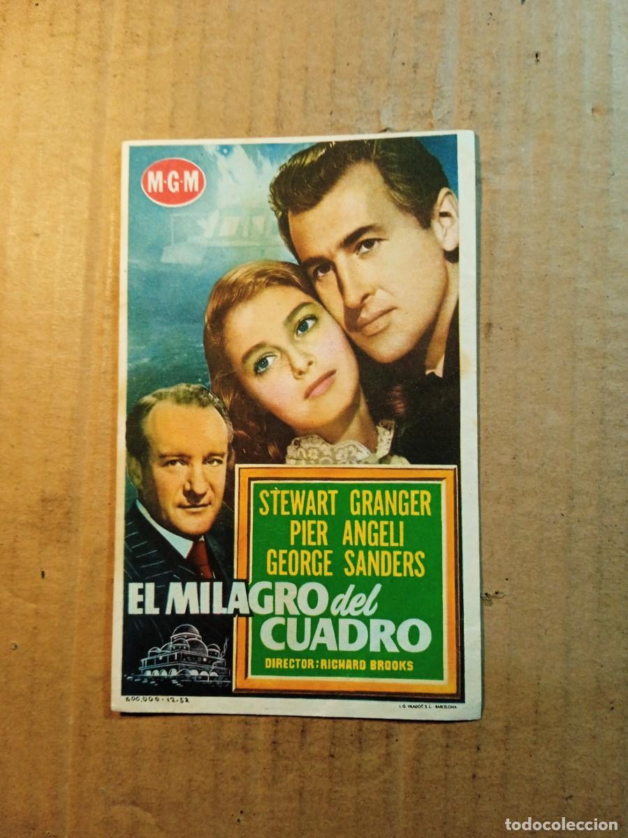 Cine: FOLLETO DE MANO SIN PUBLICIDAD EL MILAGRO DEL CUADRO