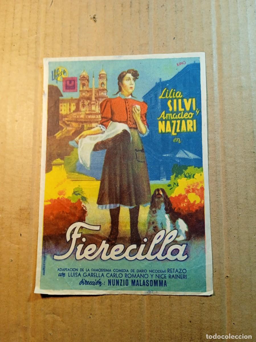 Cine: FOLLETO DE MANO SIN PUBLICIDAD FIERECILLA