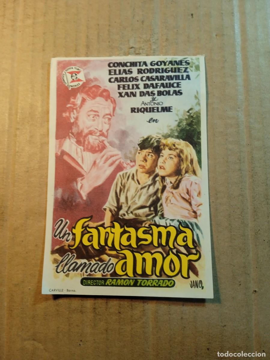 Cine: FOLLETO DE MANO SIN PUBLICIDAD UN FANTASMA LLAMADO AMOR